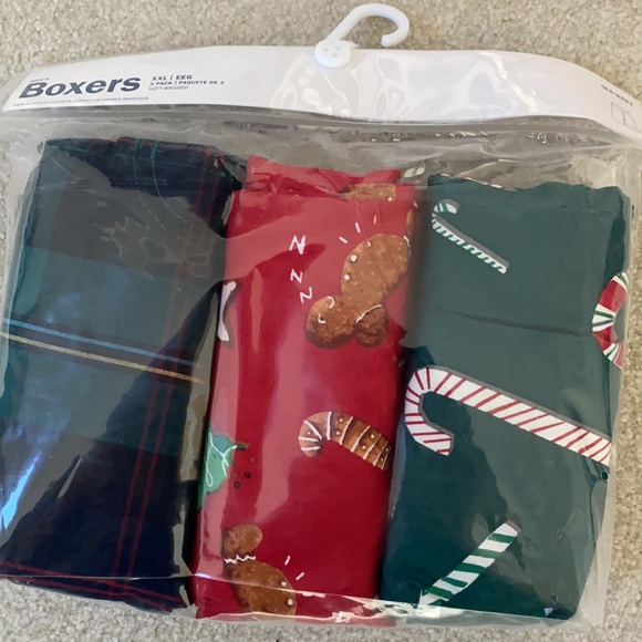 Old Navy Patterned Poplin Boxers 3-Pack for Men New - Picture 3 of 4